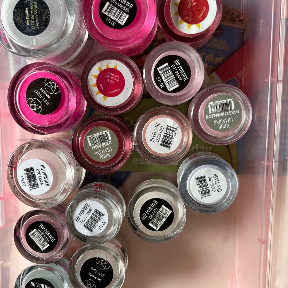 Revel Assortment of dipped nail powder